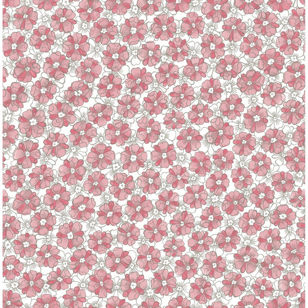 Allison, Pink Wallcoverings | LA Walls