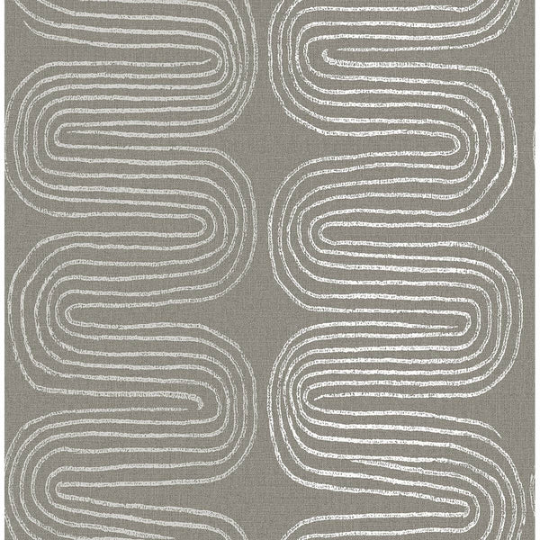 Zephyr, Brown Wallcoverings | Malibu Wallcovering