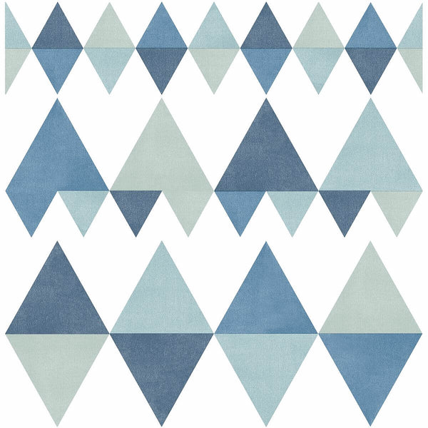 Trilogy, Blue Wallcoverings | Malibu Wallcovering