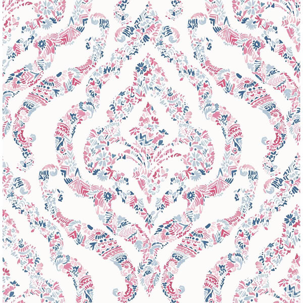 Featherton, Coral Wallcoverings | Malibu Wallcovering