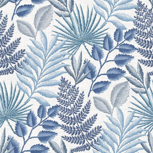 Palomas, Blue Wallcoverings | Malibu Wallcovering