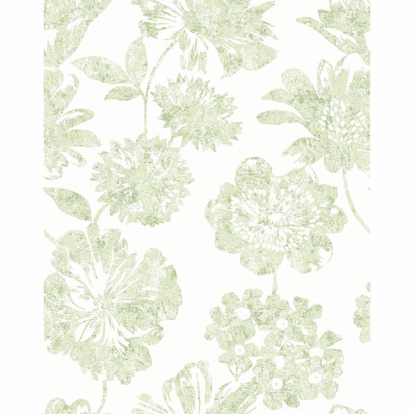 Folia, Sage Green Wallcoverings | Malibu Wallcovering
