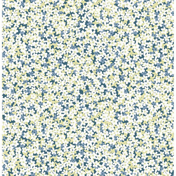 Giverny, Blue Wallcoverings | Malibu Wallcovering