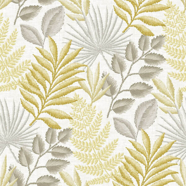 Palomas, Mustard Wallcoverings | Malibu Wallcovering