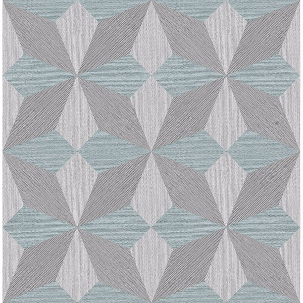 Valiant, Aqua Wallcoverings | Malibu Wallcovering