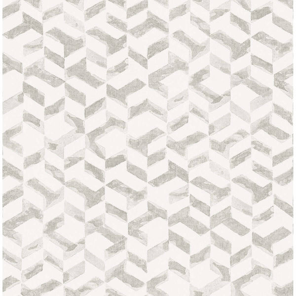 Instep, Pewter Wallcoverings | Malibu Wallcovering