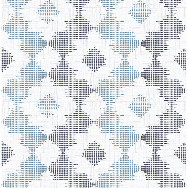 Babylon, Blue Wallcoverings | Malibu Wallcovering