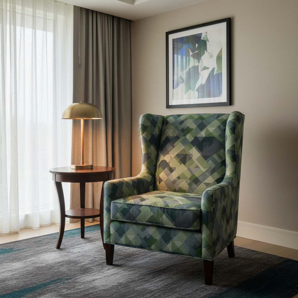 Trellis Bay - Pistachio Upholstered Chair | Architectural Fabrics