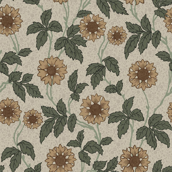 Leilani - Beige Residential Wallcovering | Jeffrey Stevens