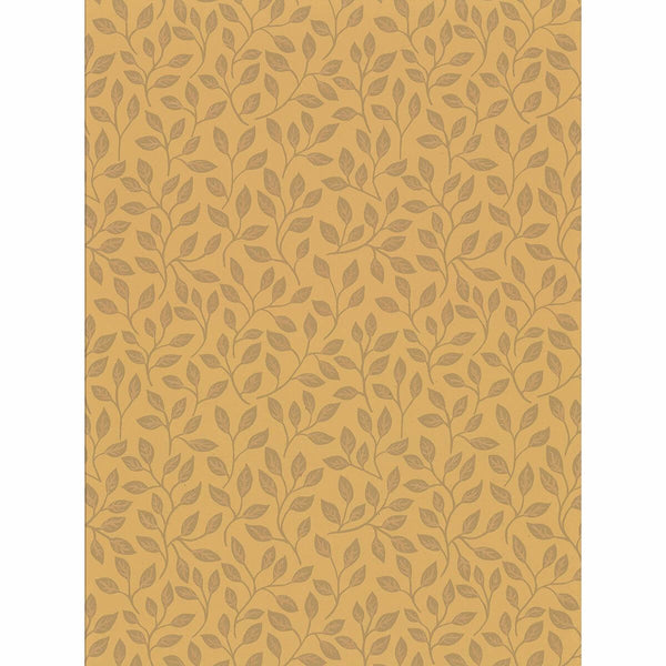 Posey, Mustard Wallcoverings | Malibu Wallcovering