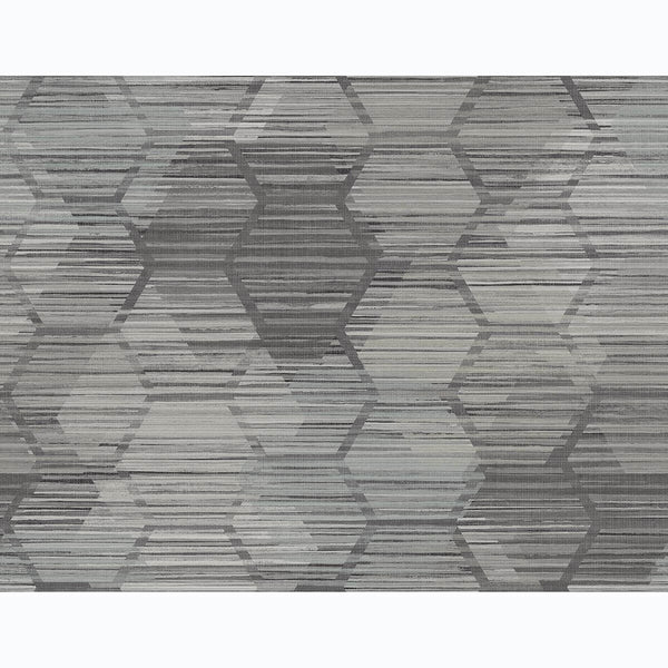Jabari, Charcoal Wallcoverings | Malibu Wallcovering