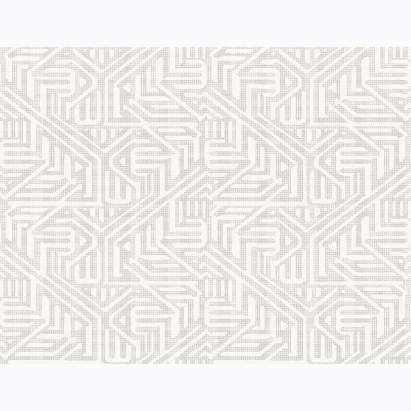 Nambiti, Light Grey Wallcoverings | Malibu Wallcovering