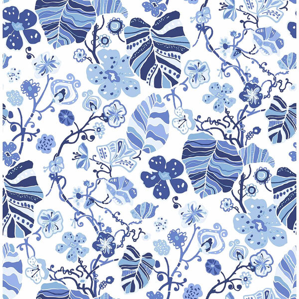 Gwyneth, Indigo Wallcoverings | Malibu Wallcovering