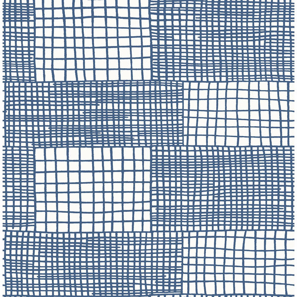 Maxwell, Blue Wallcoverings | Malibu Wallcovering