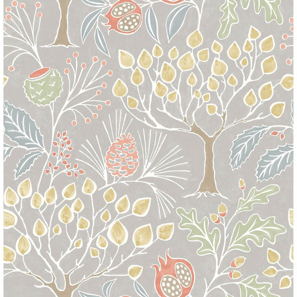 Shiloh, Light Grey Wallcoverings | Malibu Wallcovering