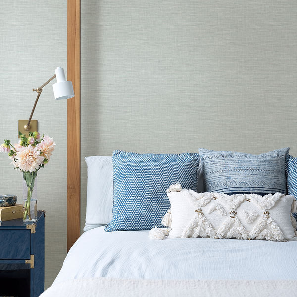 Exhale, Light Blue Wallcoverings | Malibu Wallcovering