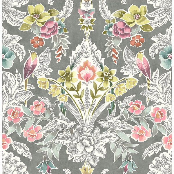 Vera, Multicolor Wallcoverings | Malibu Wallcovering