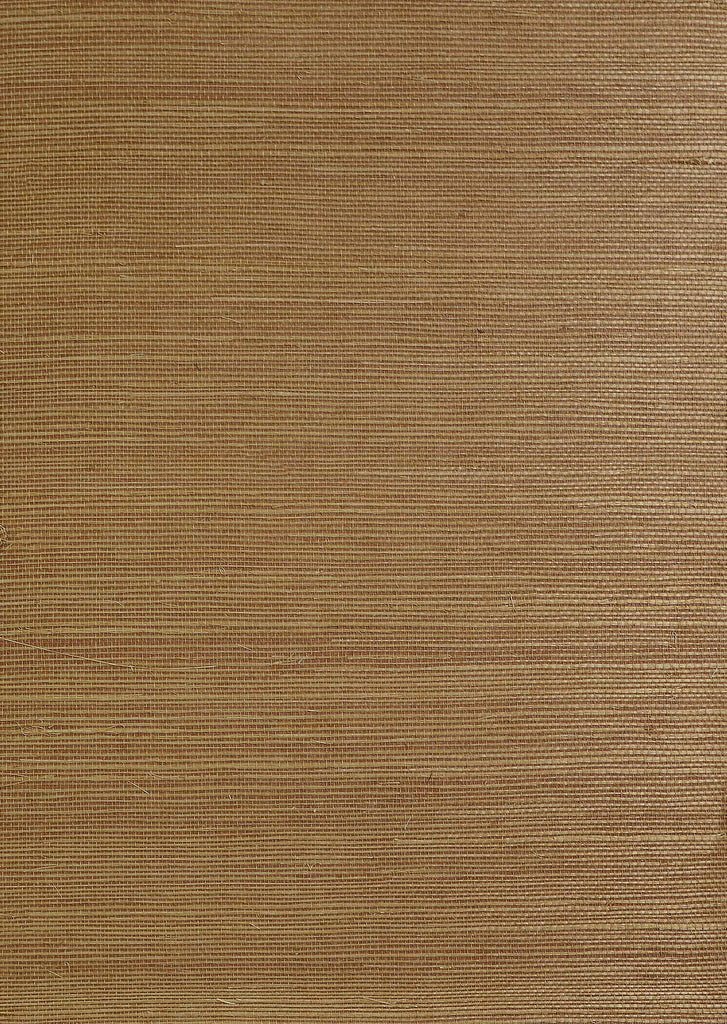 Nantucket Grasscloth Tan Brown Wallcovering | Phillipe Romano