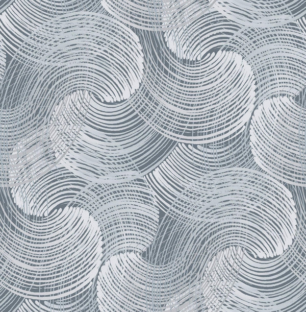 Karson, Blue Wallcoverings | Malibu Wallcovering