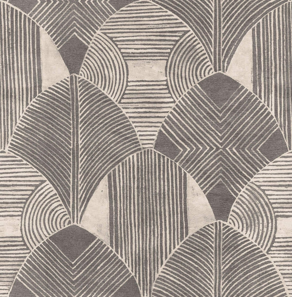 Westport, Charcoal Wallcoverings | Malibu Wallcovering