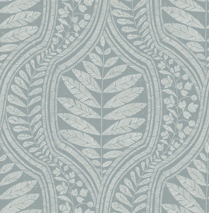 Juno - Teal Residential Wallcovering | Jeffrey Stevens