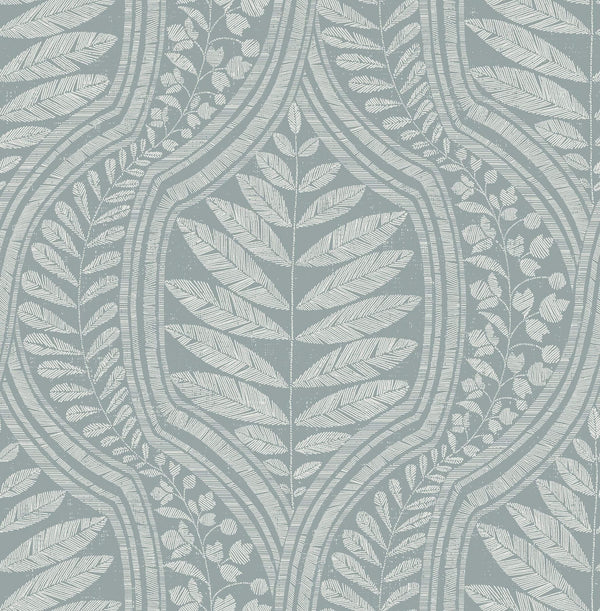 Juno - Teal Residential Wallcovering | Jeffrey Stevens