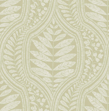 Juno - Green Residential Wallcovering | Jeffrey Stevens