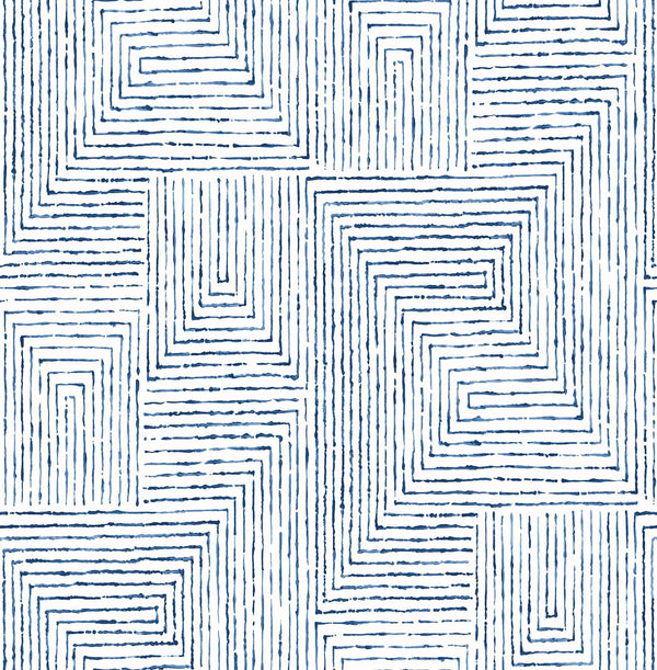 Merritt - Indigo Residential Wallcovering | Jeffrey Stevens