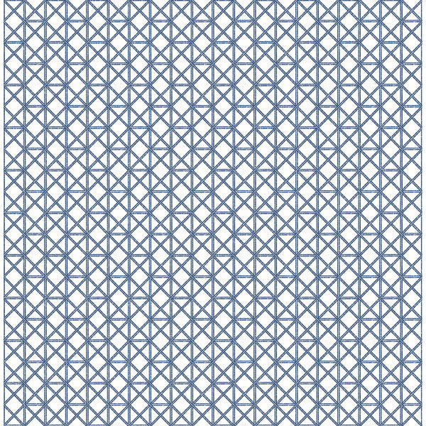 Lisbeth - Blue Residential Wallcovering | Jeffrey Stevens