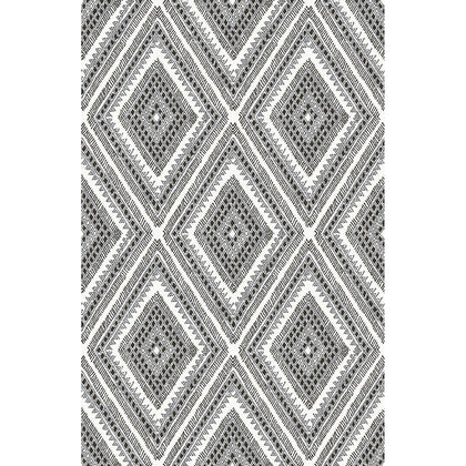 Zaya - Black Residential Wallcovering | Jeffrey Stevens