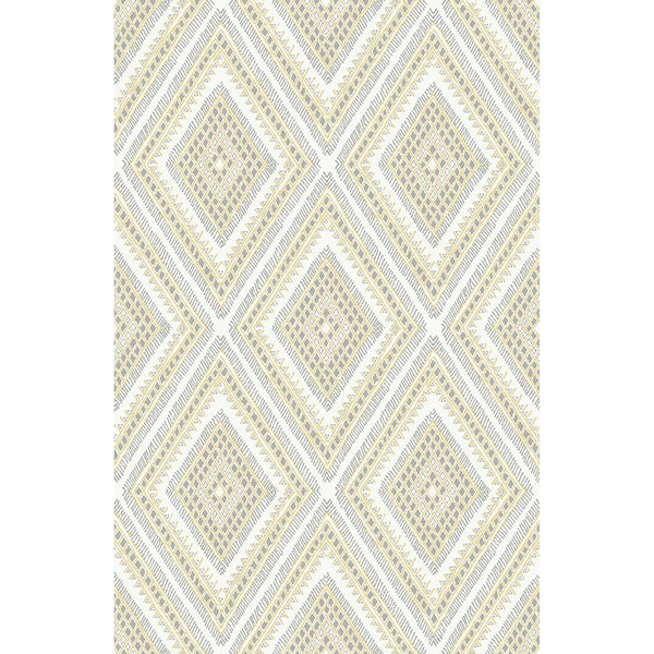 Zaya - Light Yellow Residential Wallcovering | Jeffrey Stevens