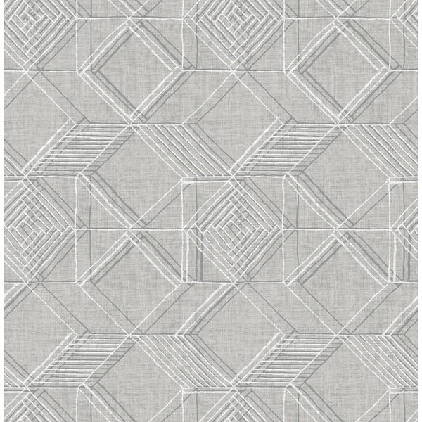 Moki, Grey Wallcoverings | Malibu Wallcovering