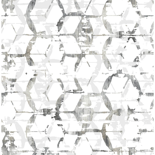 Augustine, Black Wallcoverings | Malibu Wallcovering