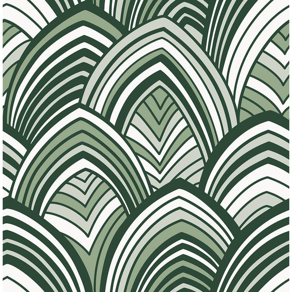 Cabarita - Green Residential Wallcovering | Jeffrey Stevens