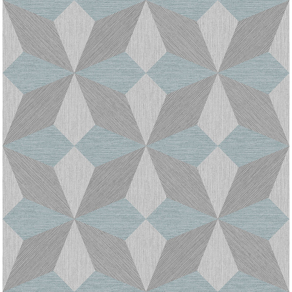 Valiant, Light Blue Wallcoverings | Malibu Wallcovering
