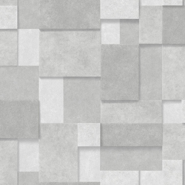 Duchamp, Silver Wallcoverings | Malibu Wallcovering