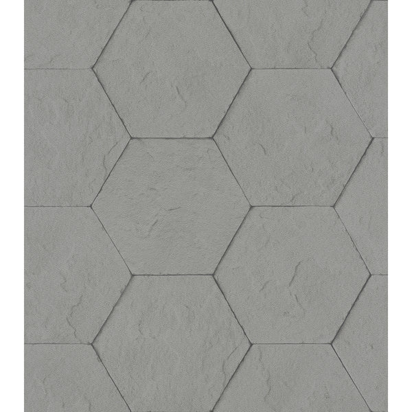 Bascom, Dark Grey Wallcoverings | Malibu Wallcovering