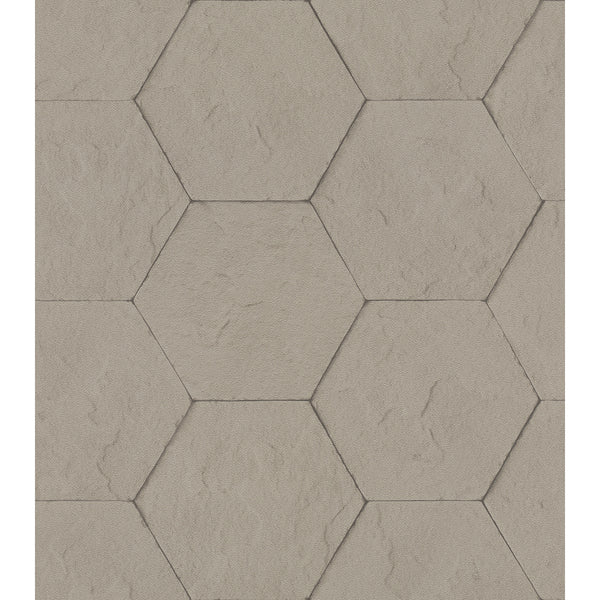 Bascom, Light Grey Wallcoverings | Malibu Wallcovering