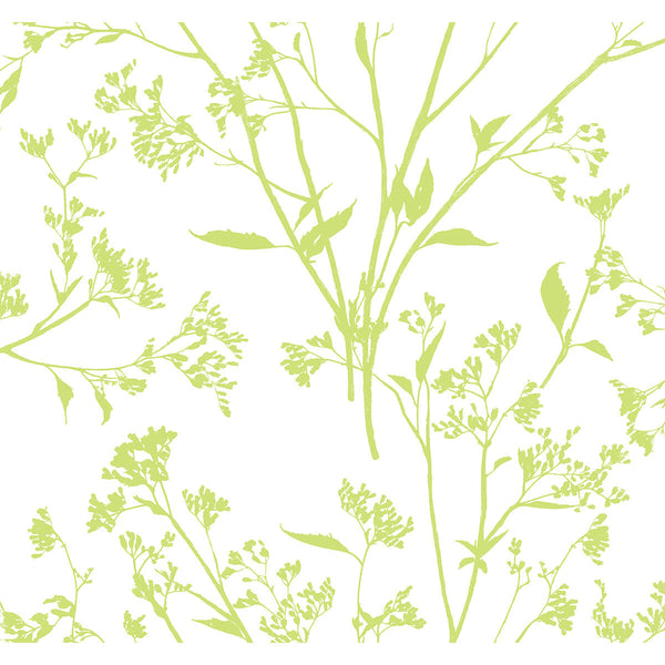 Southport, Chartreuse Wallcoverings | Malibu Wallcovering