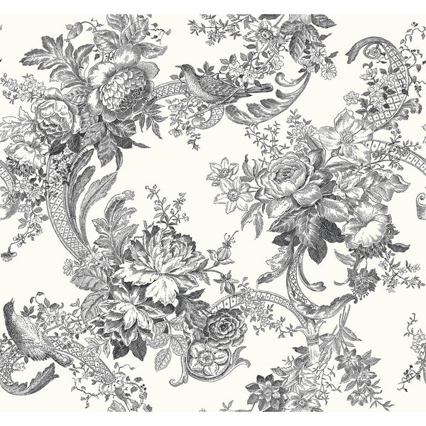 Carmel, Black Wallcoverings | Malibu Wallcovering