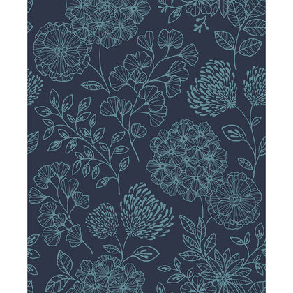 Ada - Indigo Residential Wallcovering | Jeffrey Stevens