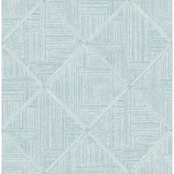 Cade, Teal Wallcoverings | Malibu Wallcovering