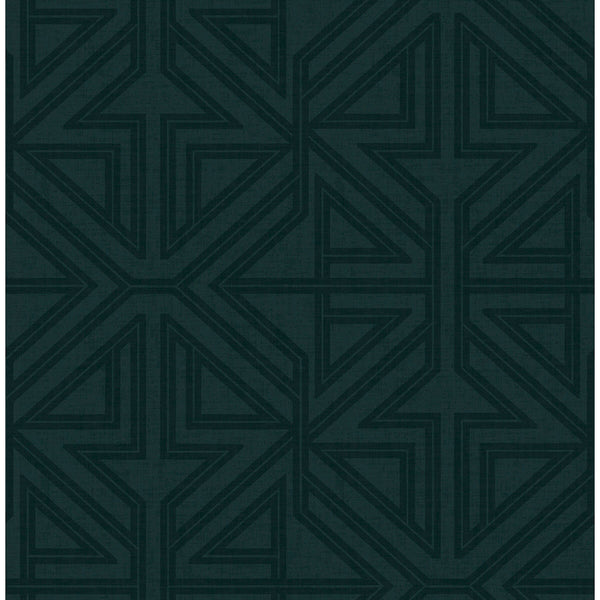 Kachel, Teal Wallcoverings | Malibu Wallcovering