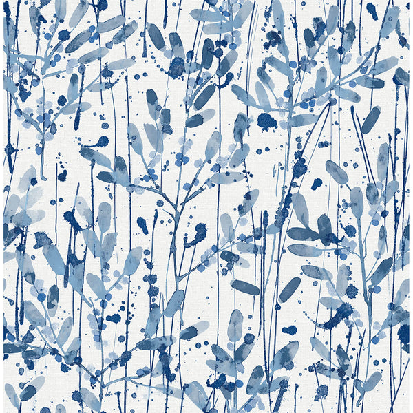 Leandra - Indigo Residential Wallcovering | Jeffrey Stevens