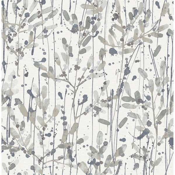 Leandra - Grey Residential Wallcovering | Jeffrey Stevens