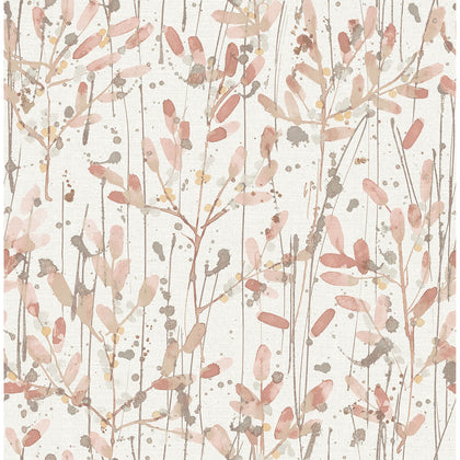 Leandra - Coral Residential Wallcovering | Jeffrey Stevens