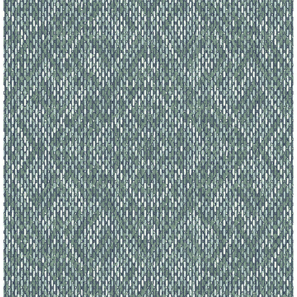Felix, Teal Wallcoverings | Malibu Wallcovering
