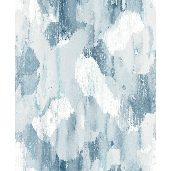 Mahi - Blue Residential Wallcovering | Jeffrey Stevens