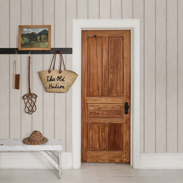 Upstate Beardboard, Timeless Grey Wallcoverings | Malibu Wallcovering