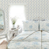 Ikat Rose, Blue